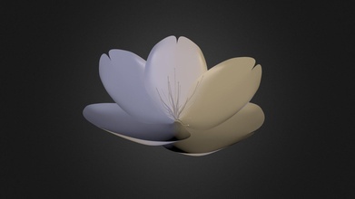flower - 3d model bruna alhinho balhinho xdprgum 3d print model - Mito3D