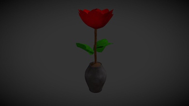flower vase - download Kostenlose 3d-Modell mojackal 0023687 mein Erster Versuch machen Blume Formate obj vorstellen entworfen Sammlung link https skfbly 6orsk Blumen-vase 3d print model - Mito3D
