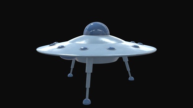 flying saucer 2 - buy royalty free 3d model francescomilanese 3f6597e 3d print model - Mito3D