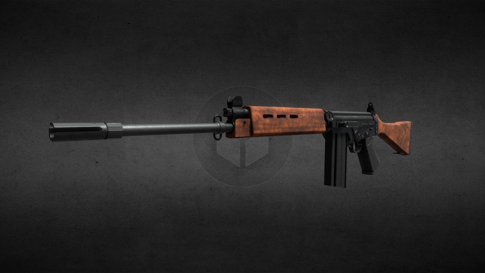 fn fal - 3d model sasa445 147bdd0 3D print model - Mito3D