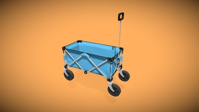 foldable wagon - 3d model abdullahyeahyea 3bc4c08 3d print model - Mito3D