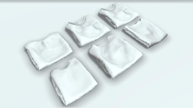 folded tshirts 3d model - buy royalty free kopofx 0a3cdfa 3d print model - Mito3D