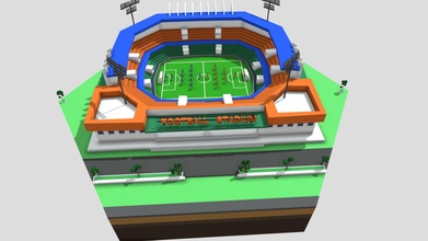 calcio stadio acquistare royalty gratuito 3d modello streakbyte 05f36ca 3d print model - Mito3D