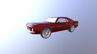 ford mustang - 3d model poropkar 38d5c5f my first project college not 100 authentic 3d print model - Mito3D
