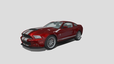 Ford Mustang Shelby 2012 download frei 3d Modell captaindavid100k b60b3a5 3d print model - Mito3D