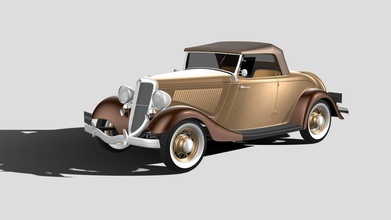 ford roadster 1934 - buy royalty free 3d model squir3d 6d7b69b 3d print model - Mito3D