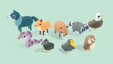 forest animals - quirky series buy royalty free 3d model omabuarts studio a997469 3d print model - Mito3D