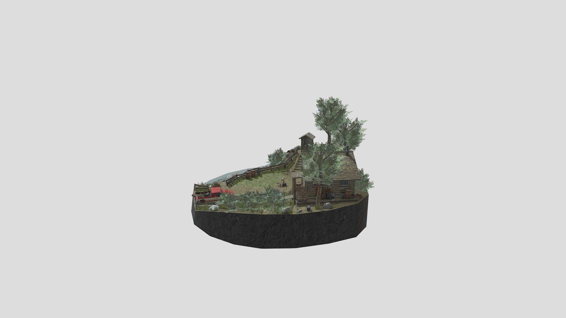 forêt solitaire diorama 3d modèle benvanhaelst 94e7b8d 3D print model - Mito3D