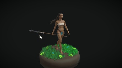 forest warrior - download free 3d model annclid 5274299 3d print model - Mito3D