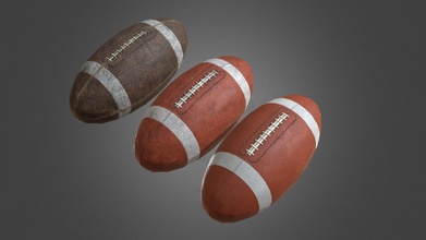 futbol topu Ragbi Ayarlamak poli pbr model satın almak telif Bedava 3d aleksandrkorostyliov 382f988 3d print model - Mito3D