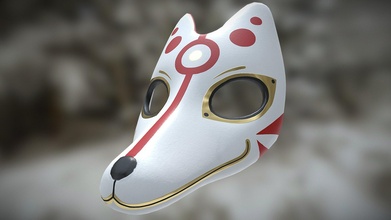 Volpe maschera 3d modello strappo 0ee7735 3d print model - Mito3D
