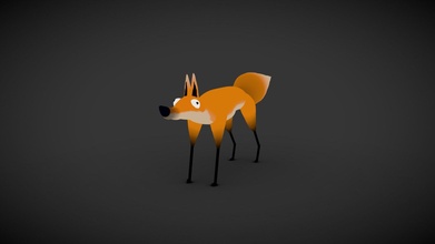 fox model - download free 3d kapikurt dbf40fa 3d print model - Mito3D