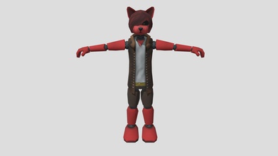 foxy pirate - download free 3d model urbanfoxgamer 9e93623 my rendition five night freddy&rsquo s crew use your projects just follow me all ask ouo https twittercom wwwyoutubecom user ginopinoy 3d print model - Mito3D