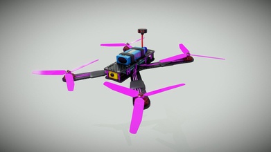 studio aitor atr gerçek insansız hava aracı satın royalty free 3d modelsma96 aef4945 drone tam donanımlı hyperrealistic detayları 3dsmax dokulu madde ressam modellenmiş - 3d print model - Mito3D