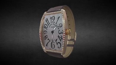 franck Muller cintr recourbe cils 2852 qz 1r acheter royalties libre 3d modèle ar watches a2b116d 3d print model - Mito3D