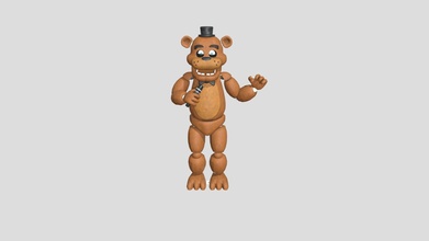 Freddy fazbear pose 3d modèle harrisonhag1 548cfb5 3d print model - Mito3D