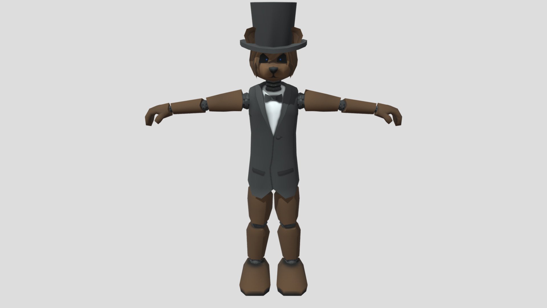 freddy ring leader urso - download grátis de modelo 3d urbanfoxgamer 98d6307 minha versão cinco noite freddy&rsquo s tripulação o uso gratuito seus projetos apenas siga-me pedir a todos os ouo https twittercom wwwyoutubecom usuário ginopinoy 3D print model - Mito3D