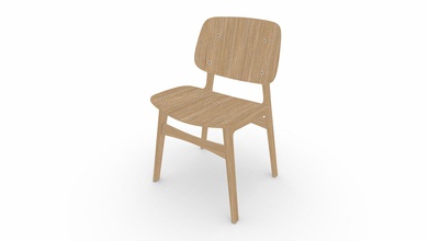 fredericia s borg wood chair blender - download free 3d model luthonium f97c2e4 trying some modeling change my result guru tutorial 3d print model - Mito3D