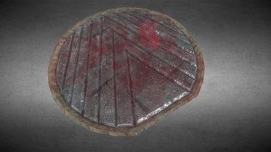 free pbr medieval bloody shield - download free 3d model kingoftheses kingoftheses 9108a16 bloody shield wooden frame make sure one survived most bloody wars free personal use blender 28 substance painter - free pbr medieval bloody shield - download free 3d model kingoftheses kingoftheses 9108a16