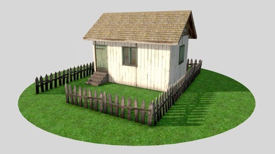 gratuito legno Casa cabina recinzione poli Scarica 3d modello vaedskalw 92d8d79 3d print model - Mito3D