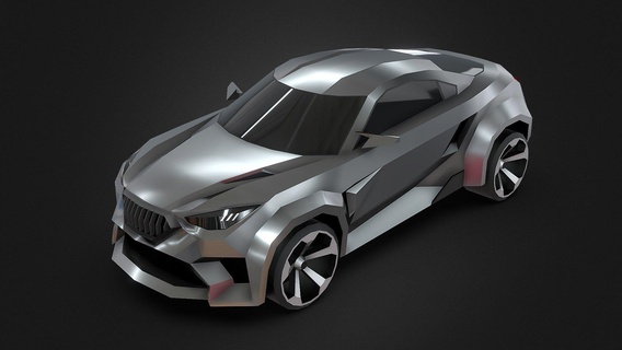 freestyle concept car - buy royalty free 3d model rossty rossty05 suv generic random automotive auto coupe 2021 game blender vehicle design racing 2023 2022 3d print model - Mito3D
