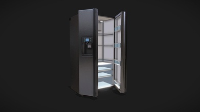 fridge - buy royalty free 3d model samadahmed ba6e2b4 3d print model - Mito3D