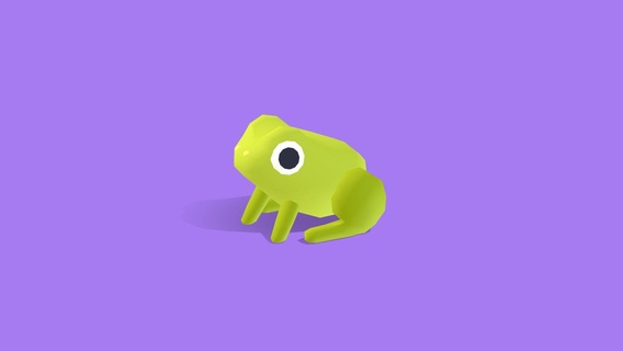frog - quirky series buy royalty free 3d model omabuarts studio cute river mammal vr ar gamedev otter water lowpoly animal animated rigged sea 3d print model - Mito3D