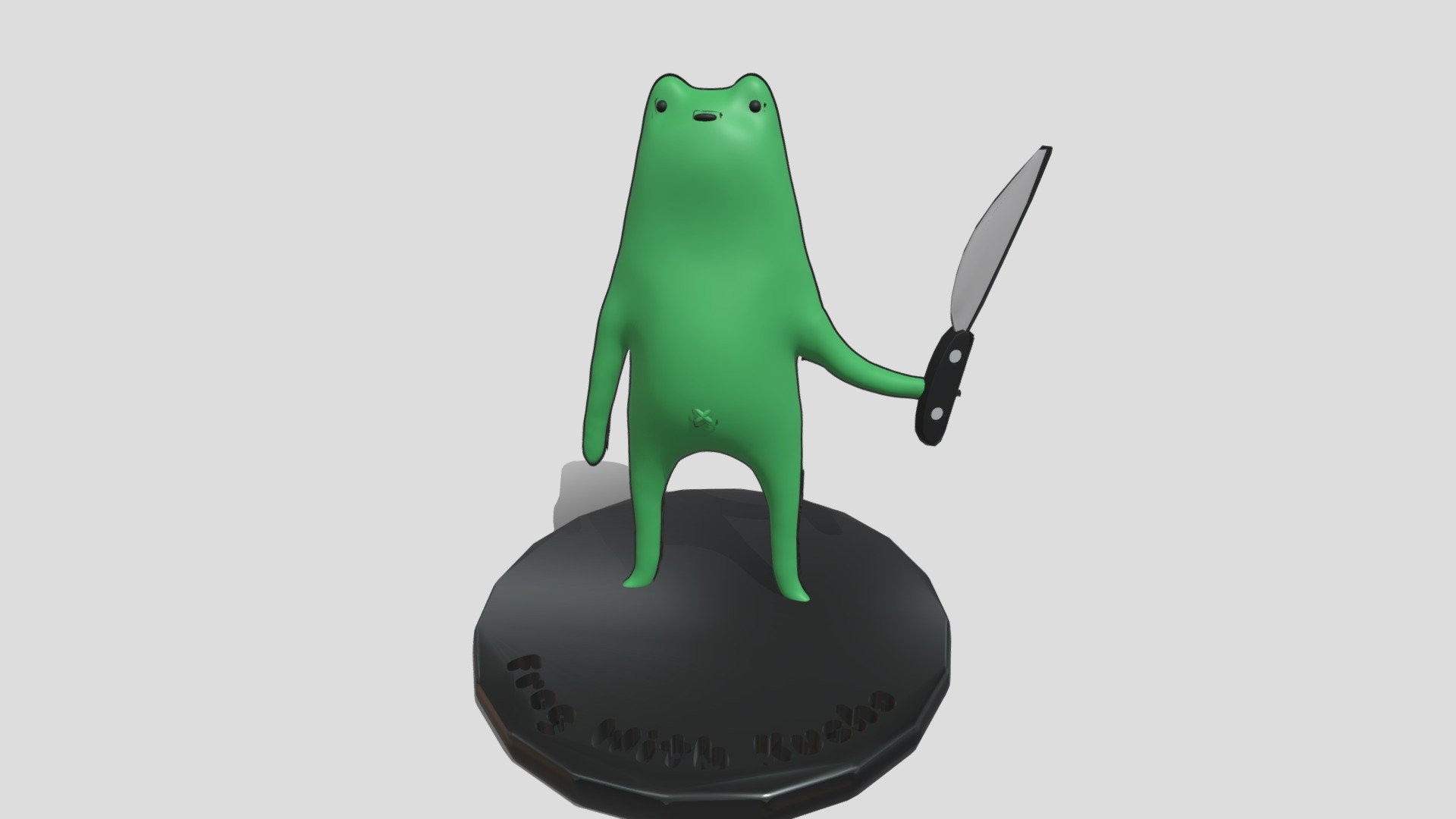 grenouille kucho 3d modèle Ivan alarcon Capivan 9a05804 3D print model - Mito3D