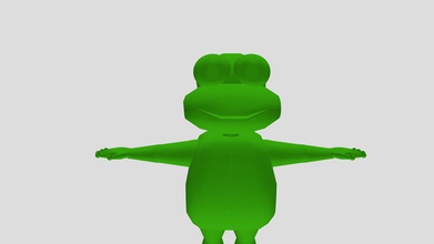 frog victory - download free 3d model jessi jessgrz 58968fc 3d print model - Mito3D