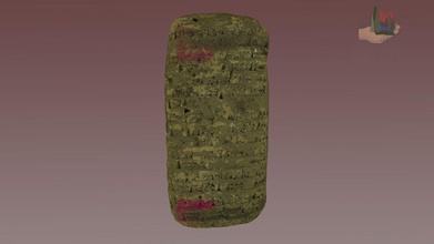 fs1892 babylonian carved clay artifact - 3d model fofsedona bc716ea 3d print model - Mito3D