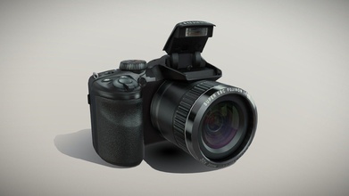 fujifilm finepix s4800 bridge digital camera - buy royalty free 3d model 3doverstock 5331576 3d print model - Mito3D