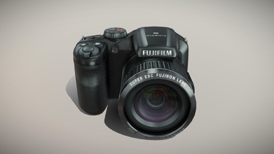 fujifilm finepix s6800 bridge digital camera - buy royalty free 3d model 3doverstock 4e98f33 3d print model - Mito3D
