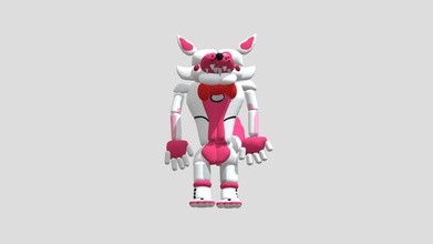 funtime foxy redesigned moodzilla - download free 3d model a6308dc 3d print model - Mito3D