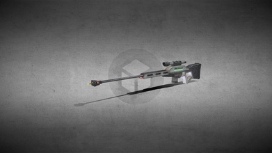 futurist sniper rifle - pgm regulus 3d model eruano arts f516191 3d print model - Mito3D