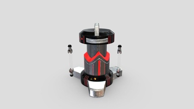 futuristic bomb - download free 3d model sirsmitz 60e7bf1 3d print model - Mito3D