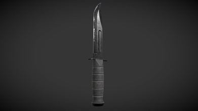 game ready combat knife - 3d model innominate finleyoconnor c36d56f 3d print model - Mito3D