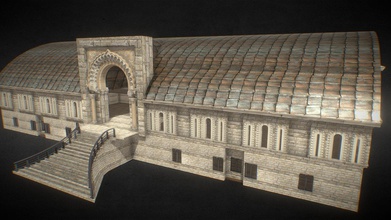 game ready enter able library church museum - buy royalty free 3d model omegaredza d5c350b building uvs mesh split into pieces centered around point all 100 correct static build import ue4 combine unticked full aftersales support alterations via hstudioza gmailcom 3d print model - Mito3D