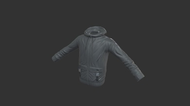 game res technical jacket - 3d model carocho 12c4763 completed utilizing sculpt zbrush additional accessories were modeled maya retopolgy using textures baked substance materials also created painter 3d print model - Mito3D