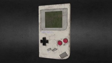 gameguy handheld console - 3d model the7isbest f7dce45 vintage worn-out 3d print model - Mito3D