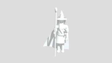 gandalf - 3d model bibleboy2 996722d gray wandering wizard whose part company he also becomes white instrumental lord rings his elvish name mithrandir 3d print model - Mito3D