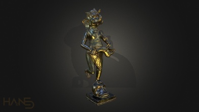 ganesha crânio Comprar realeza livre 3d modelo Casper bronze suporte Índia Tailândia estátua religião Indonésia budismo ganesh hindu ganapati hinduísmo vinayaka binayak render 3d print model - Mito3D