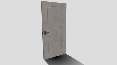 generic-door-01 high poly - download free 3d model mazrynth 664b415 generic bathroom door created scratch coat animated maya version later used bake onto low has basic open close loop animation note minor detail but pretty pleased turning handles sliding lockpiece opening closing turned out 3d print model - Mito3D
