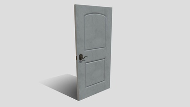 generic-door-01 lowpoly - download free 3d model mazrynth c87a9aa generic bathroom door created scratch coat animated maya low poly version textures baked high using marmoset has basic open close loop animation could significantly lower count if removed hinges but wanted show off details opening note minor detail pretty pleased turning handles sliding lockpiece closing turned out 3d print model - Mito3D