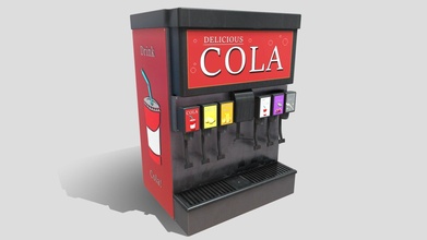 generic soda dispenser - buy royalty free 3d model 3d-mesh-factory aka glowbox designs ra3id 46a2013 3d print model - Mito3D