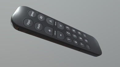 generic television ir remote - 3d model falldeaf d9d7d00 3d print model - Mito3D