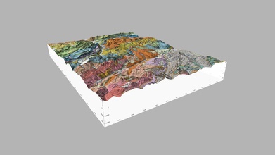 geology glarus region switzerland - download free 3d model kyle geokyle 13504e7 3d print model - Mito3D