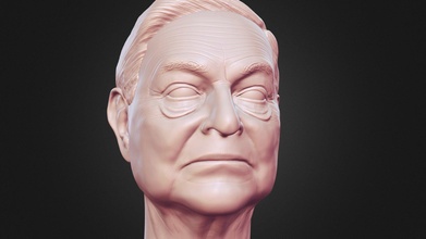 George soros 3d imprimable portrait sculpture acheter royalties libre modèle tomveg tomislavveg efa1d15 visage meme 3dprintable homme d'affaire célébrité vieil portrait3d conspiration 3d print model - Mito3D