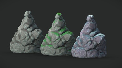 ghibli estilo pedras baixar livre 3d modelo cofato kirillgorkovez123815 ed1c549 3d print model - Mito3D