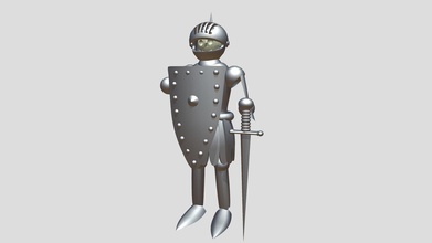 ghost-knight - download free 3d model avz micropalaeontology 133bc63 3d print model - Mito3D