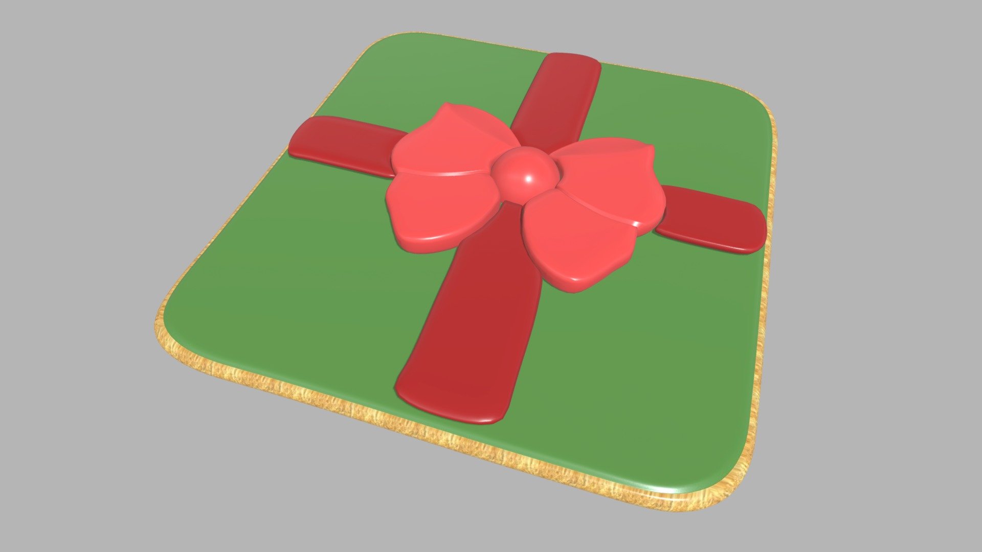 gift cookie christmas - buy royalty free 3d model viperjr3d food cake ice cookie cream cupcake christmas baked gift candy chocolate kitchen sweet smile anniversary bakery vanilla biscuit celebration art decoration  3D print model - Mito3D